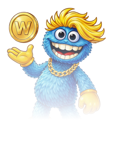 একটি Wadoozie মুদ্রা ধারণ করা Wadoozie অক্ষর৷