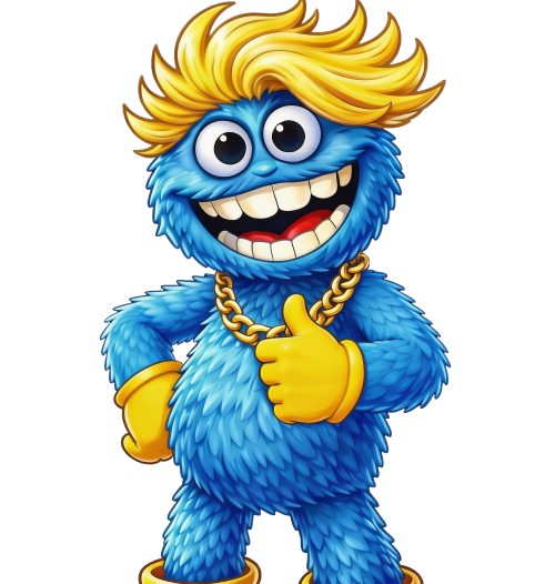 Wadoozie mascot pointing toward the page title