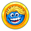 Coin icon — Blue