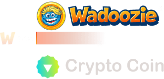 Approved stacked partner lockup: Wadoozie logo above a horizontal rule and partner mark, with 0.8× vertical spacing shown using a W-height guide.