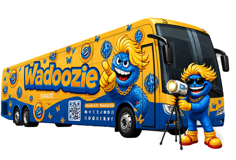Wadoozie mobile production bus with camera setup